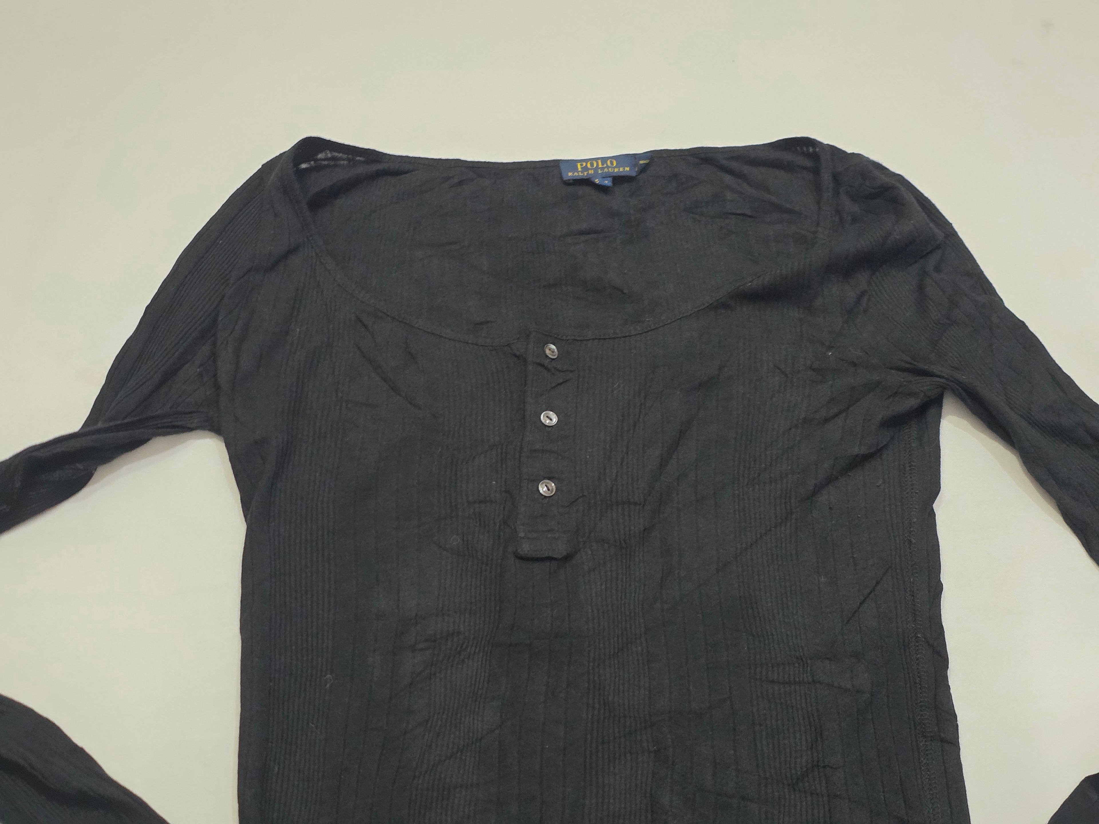 Playera Polo Ralph Lauren De Mujer Talla Chica Color Negro