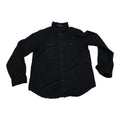 Camisa De Lino De Mujer Talla Chica Ralph Lauren Color Gris