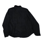 Camisa De Lino De Mujer Talla Chica Ralph Lauren Color Gris