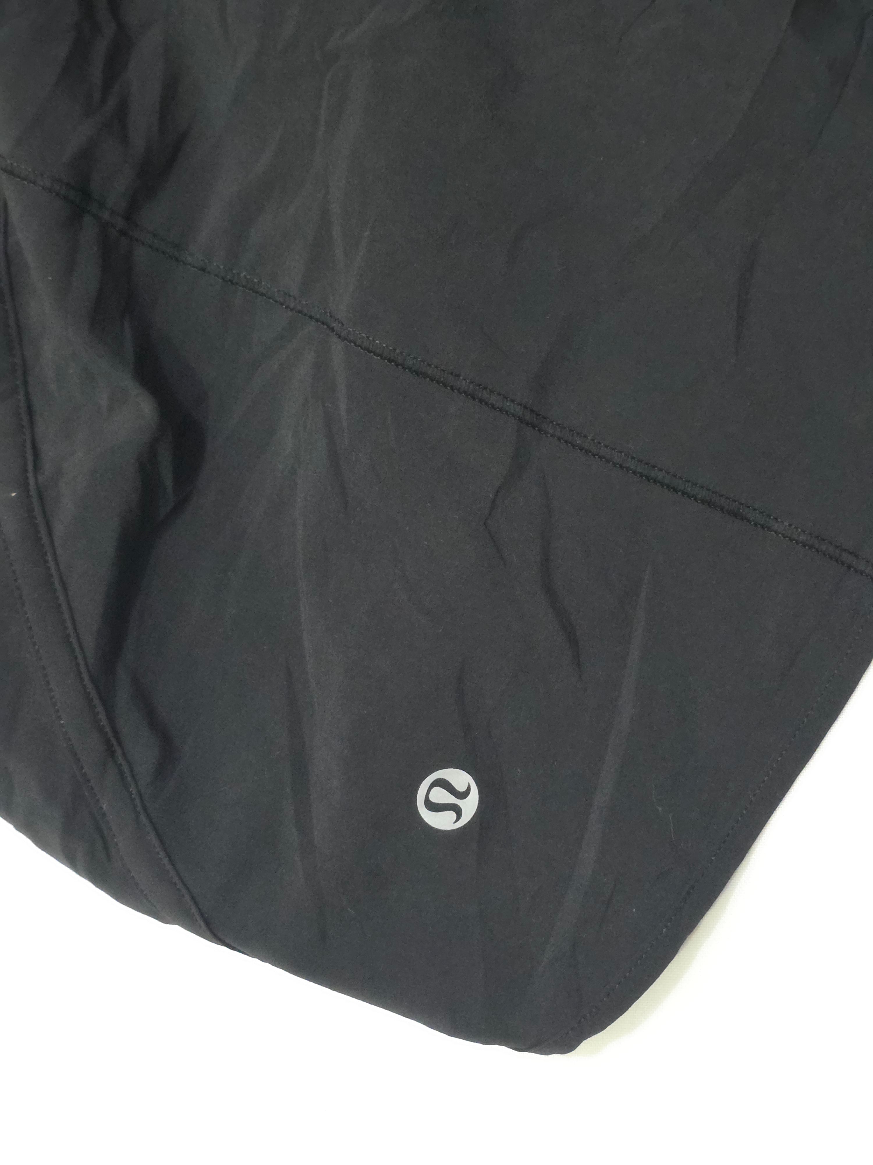 Short Lululemon Talla 6 De Mujer Color Negro