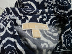 Camisa De Cierre Michael Kors Azul Figuras Mujer Talla Chica