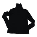 Blusa Ralph Lauren Rayon Turtle Neck Negro Mujer Mediano