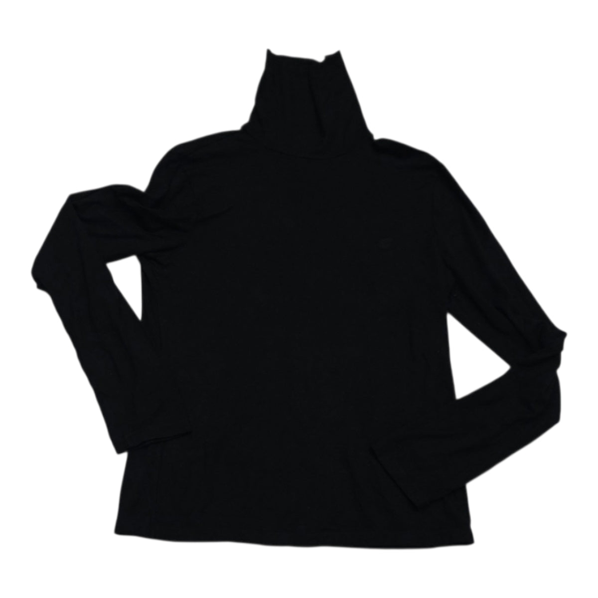 Blusa Ralph Lauren Rayon Turtle Neck Negro Mujer Mediano