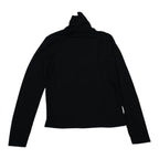 Blusa Ralph Lauren Rayon Turtle Neck Negro Mujer Mediano