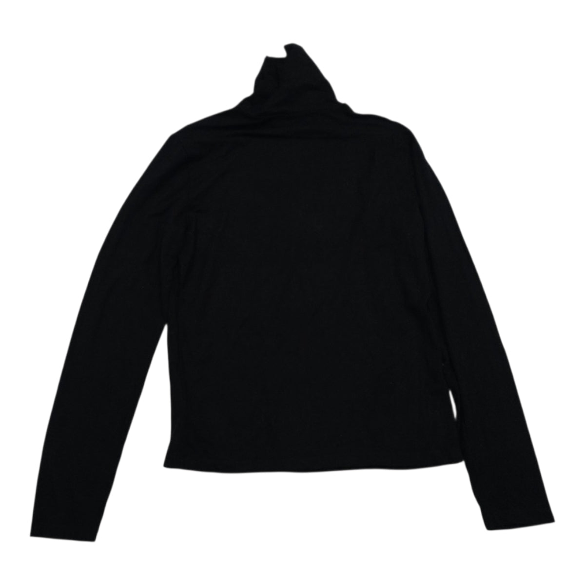 Blusa Ralph Lauren Rayon Turtle Neck Negro Mujer Mediano