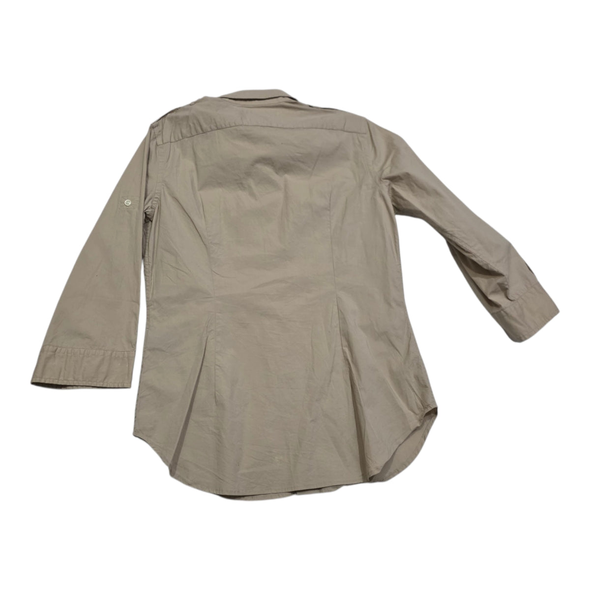 Camisa Ralph Lauren Sport De Mujer Talla 10 Color Cafe