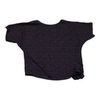 Blusa Michael Kors Mujer Mediana Azul Con Figuras Rojas