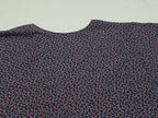 Blusa Michael Kors Mujer Mediana Azul Con Figuras Rojas