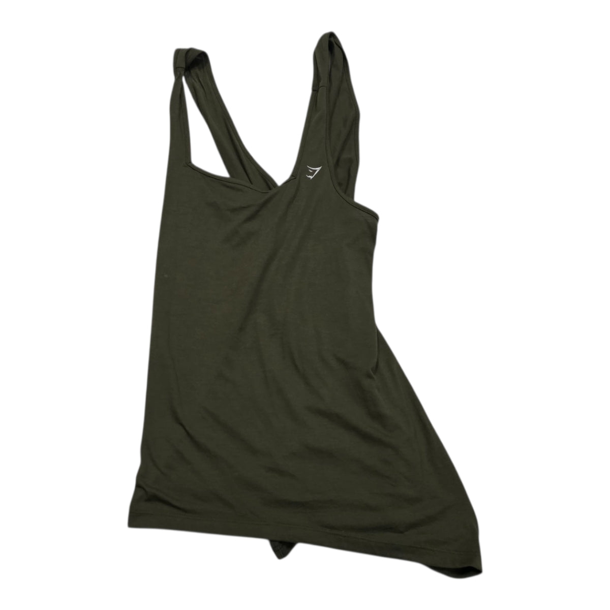 Blusa Gymshark Mujer Talla Mediana Color Verde Sin Mangas