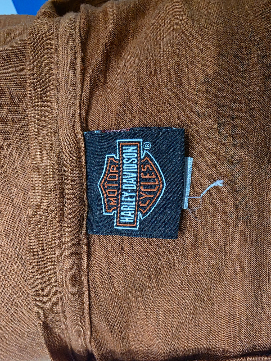 Playera Harley Davidson De Mujer Talla Mediana Color Naranja
