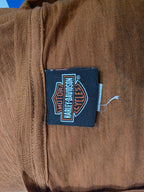 Playera Harley Davidson De Mujer Talla Mediana Color Naranja