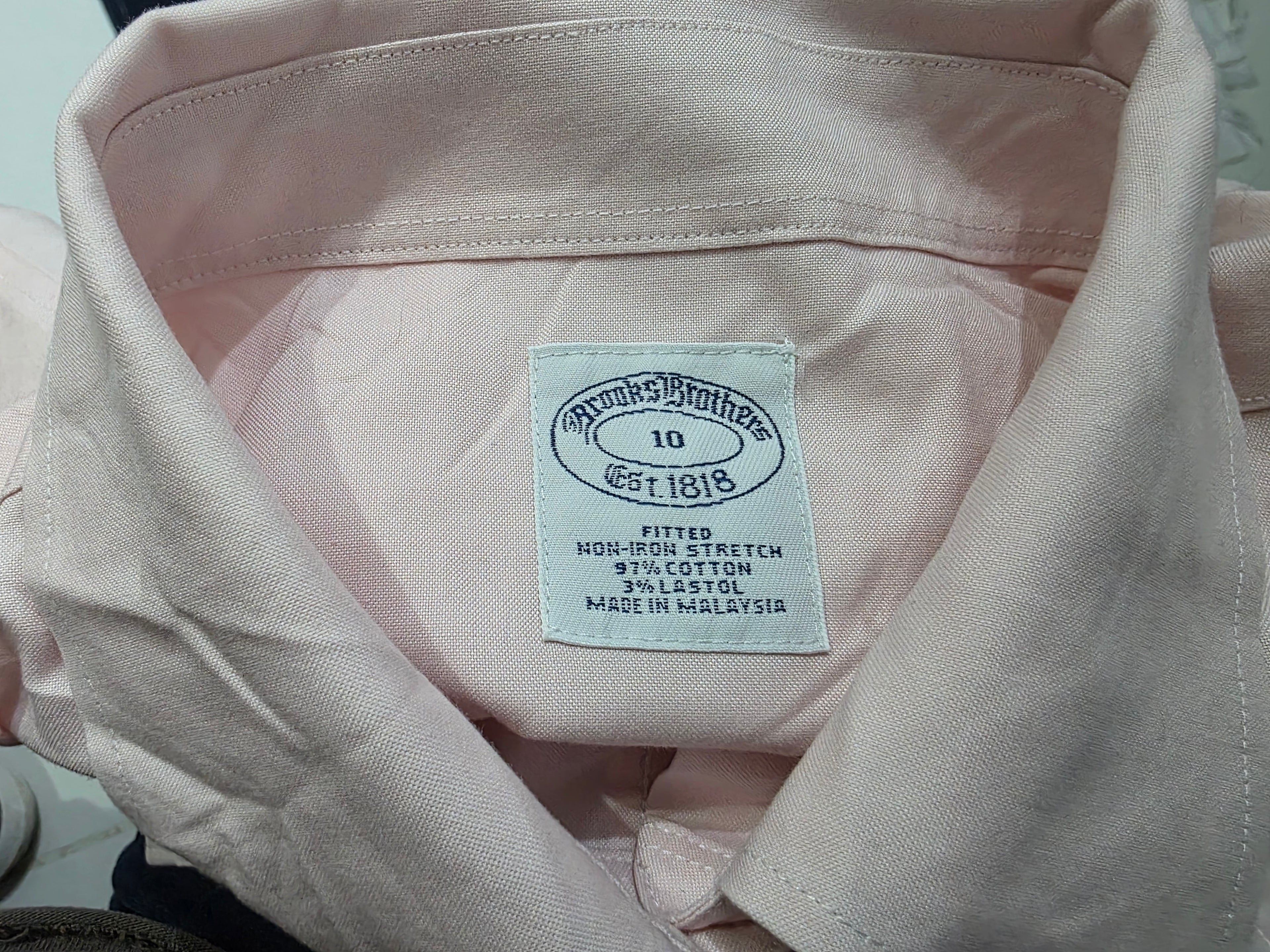 Camisa Brooks Brothers De Mujer Talla 10 Color Rosa
