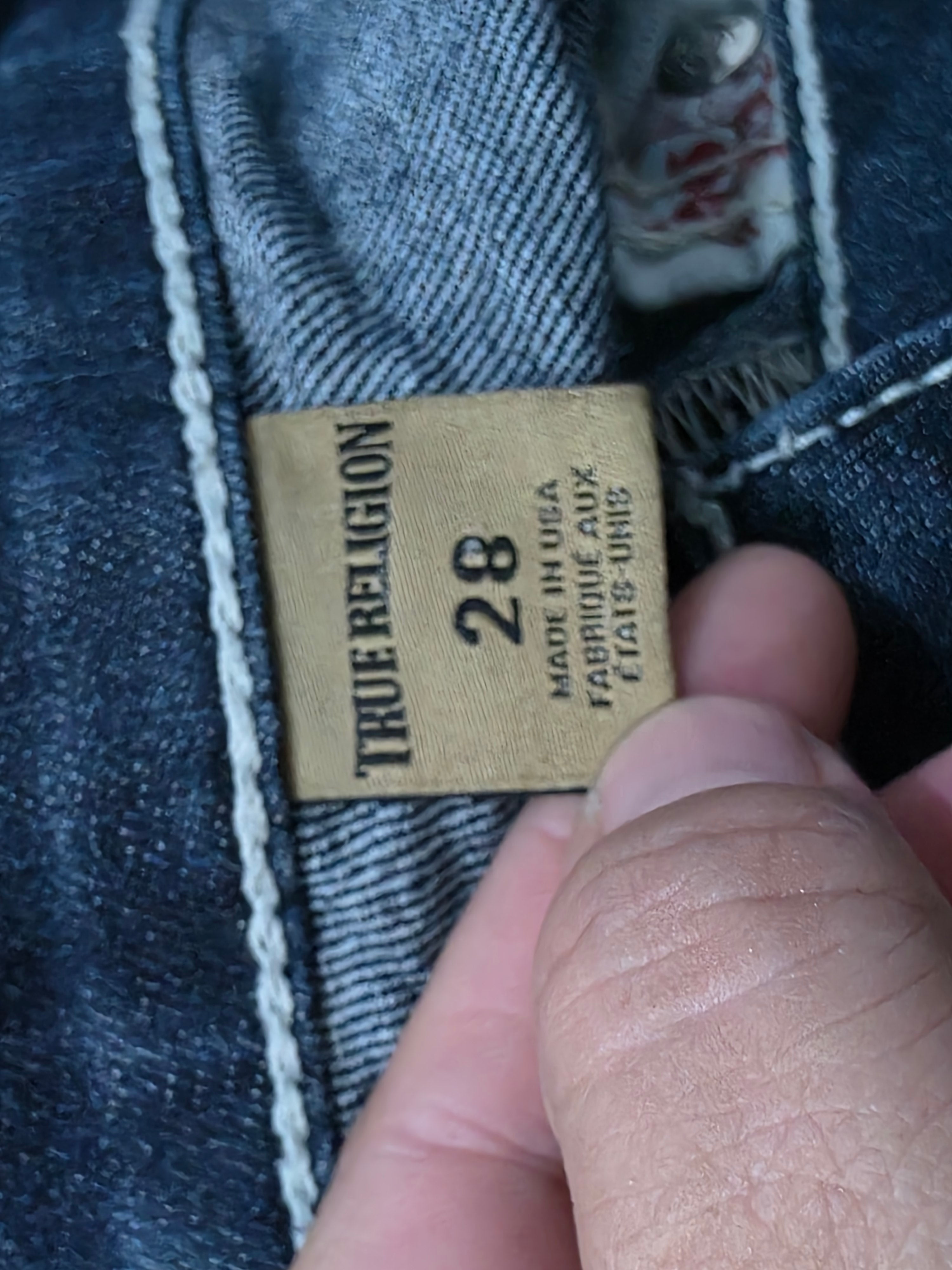 Pantalon True Religion Talla 28 Mujer Stella De Mezclilla