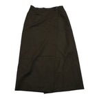 Falda Ralph Lauren Larga De Lana Cafe De Mujer Talla 10