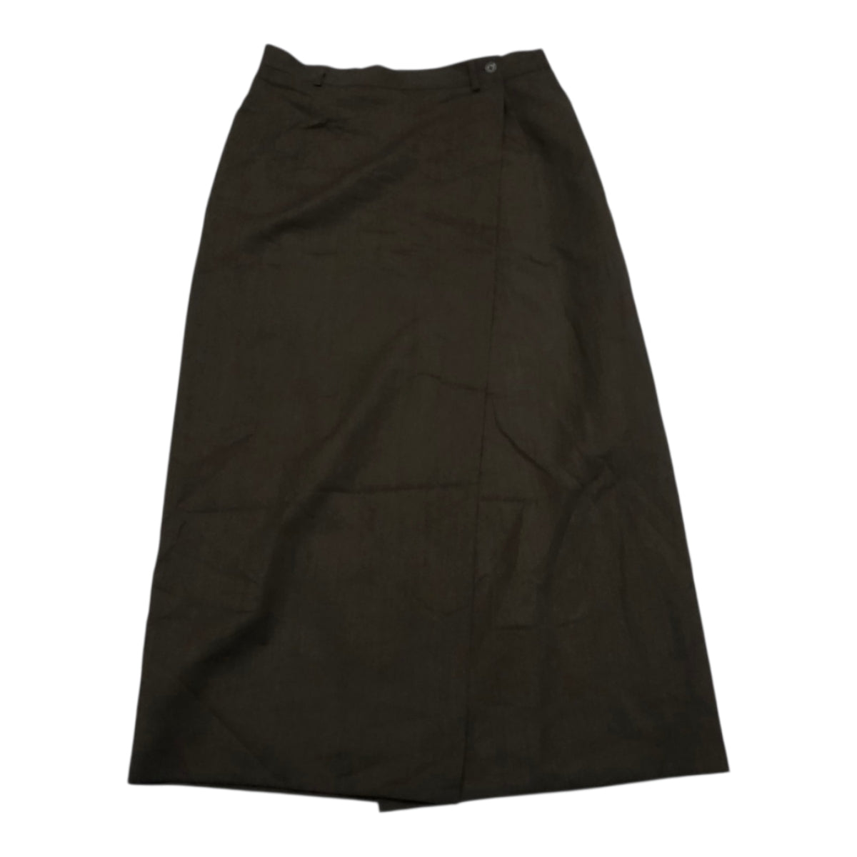 Falda Ralph Lauren Larga De Lana Cafe De Mujer Talla 10