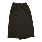 Falda Ralph Lauren Larga De Lana Cafe De Mujer Talla 10