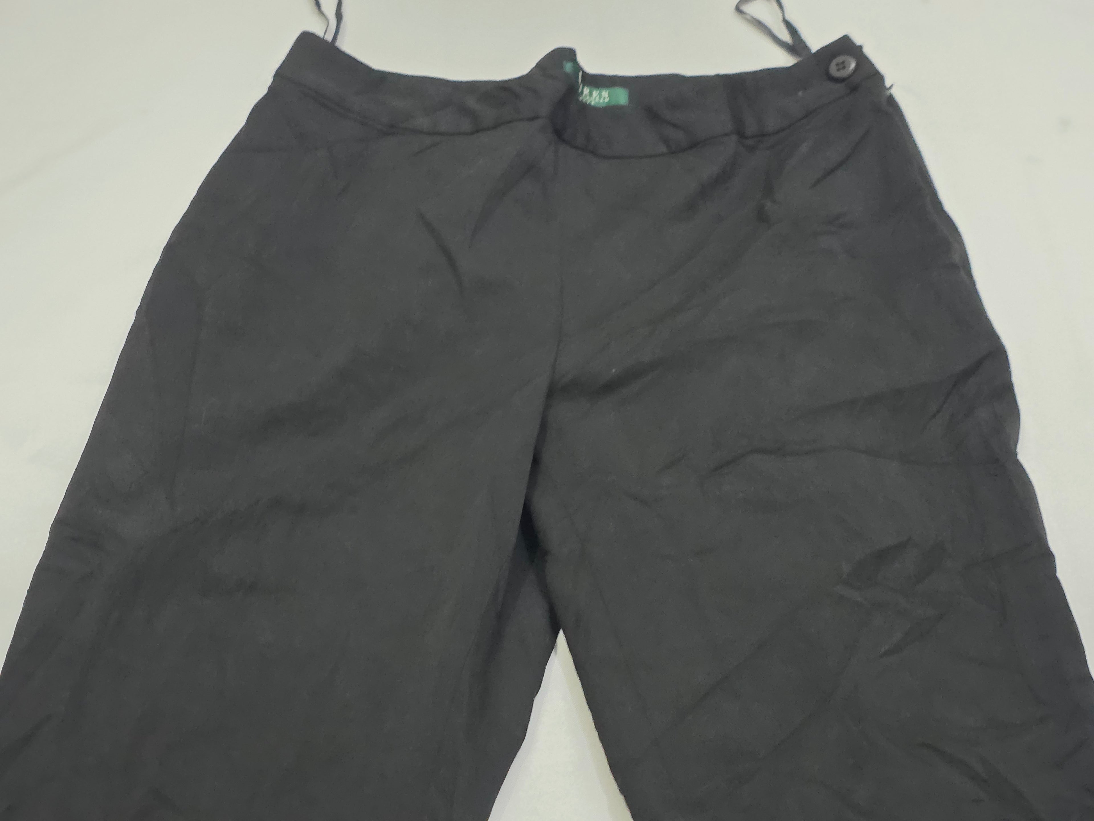 Pantalon Ralph Lauren De Mujer Talla 8 Petite Color Negro