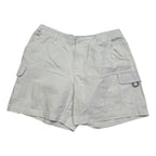 Bermuda Columbia De Mujer Talla Mediana Blanco