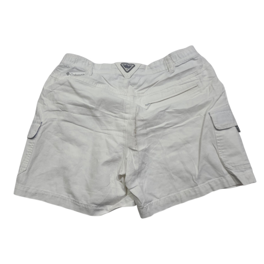 Bermuda Columbia De Mujer Talla Mediana Blanco