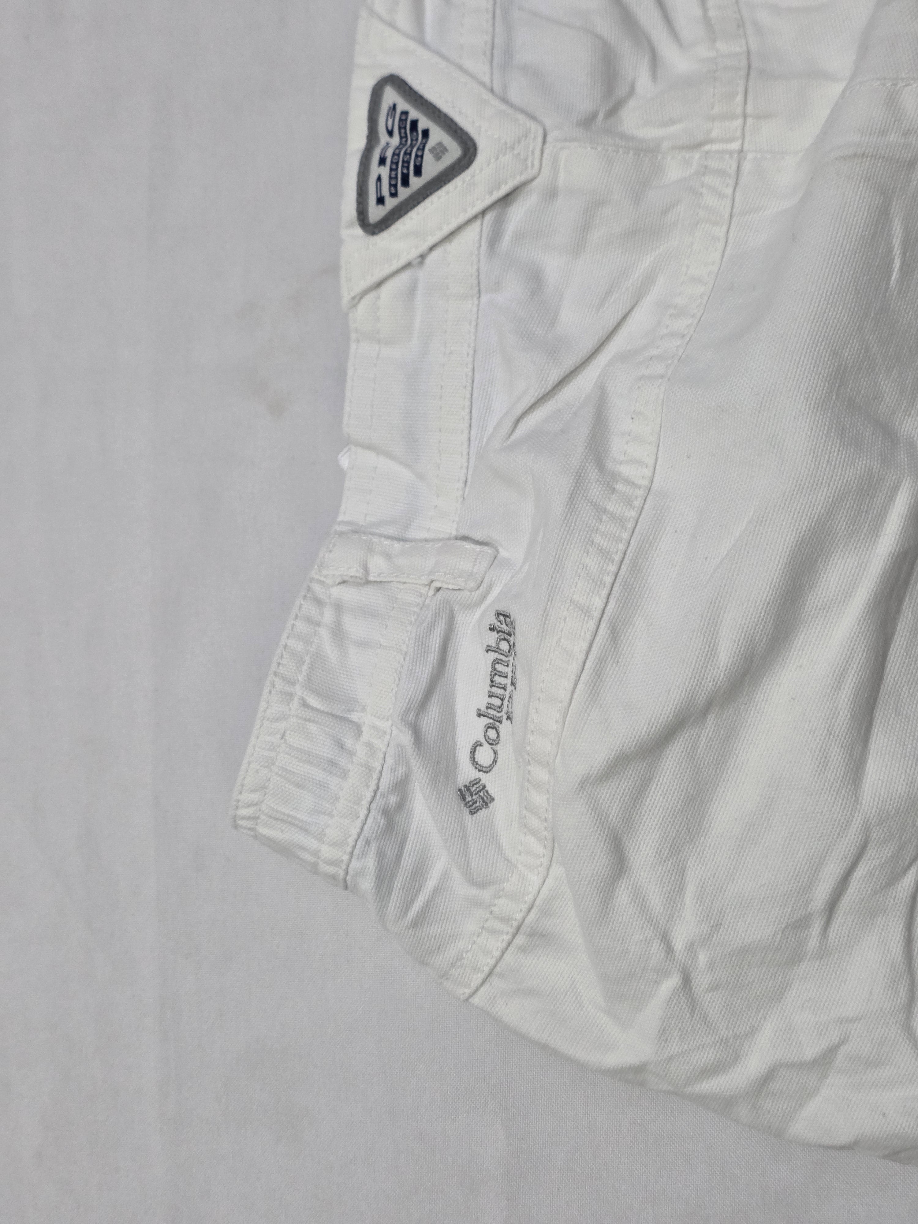 Bermuda Columbia De Mujer Talla Mediana Blanco