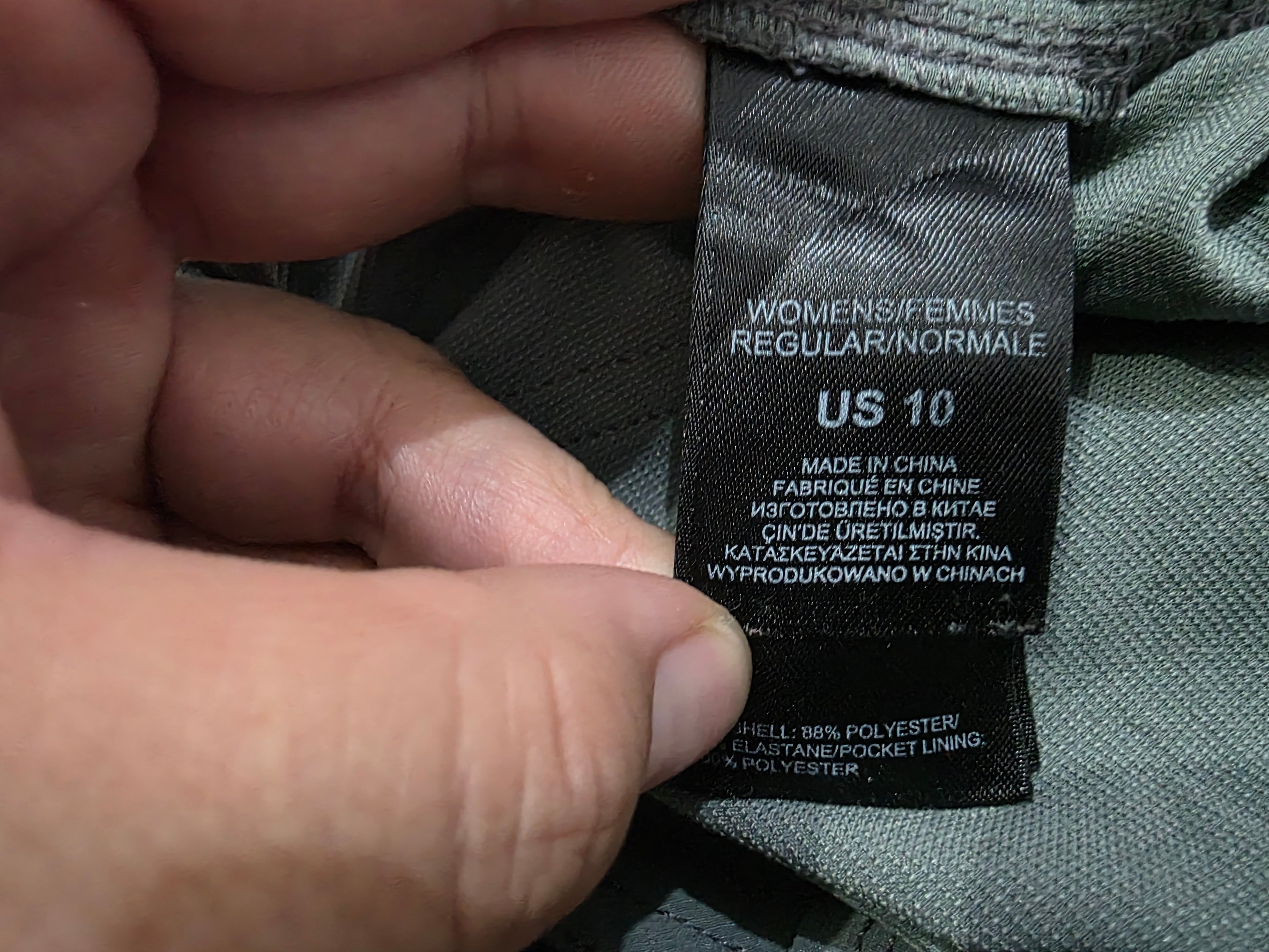 Short The North Face Talla 10 Regular Color Verde De Mujer