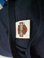 Playera Harley Davidson Mujer Talla Grande Azul Con Mangas
