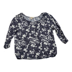 Blusa Michael Kors De Mujer Grande Azul Con Flores Grande