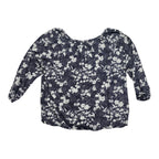 Blusa Michael Kors De Mujer Grande Azul Con Flores Grande