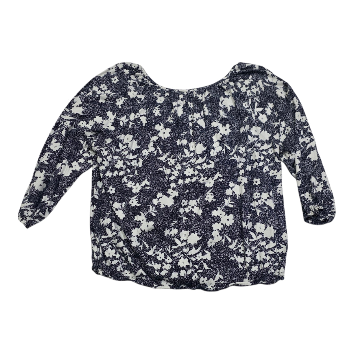 Blusa Michael Kors De Mujer Grande Azul Con Flores Grande