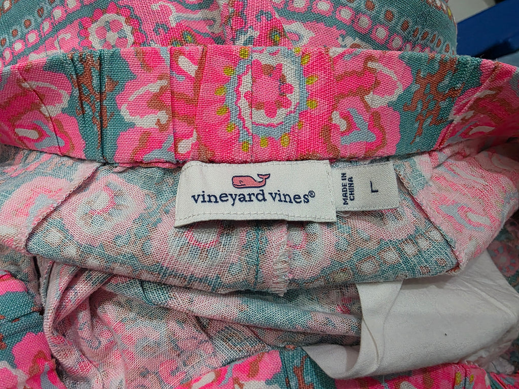 Short Vineyard Vines Mujer Talla Grande Rosa Fosforescente