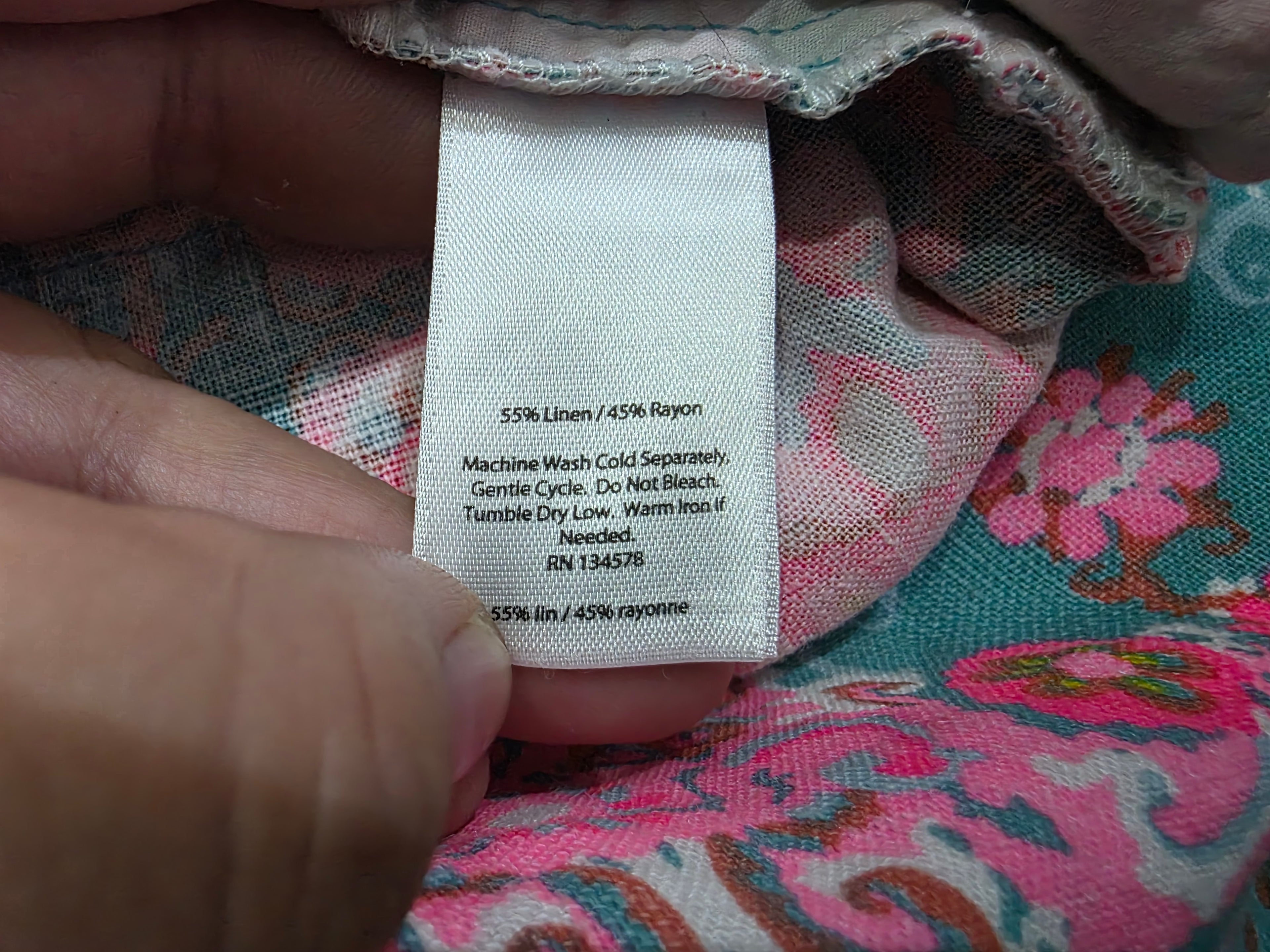 Short Vineyard Vines Mujer Talla Grande Rosa Fosforescente