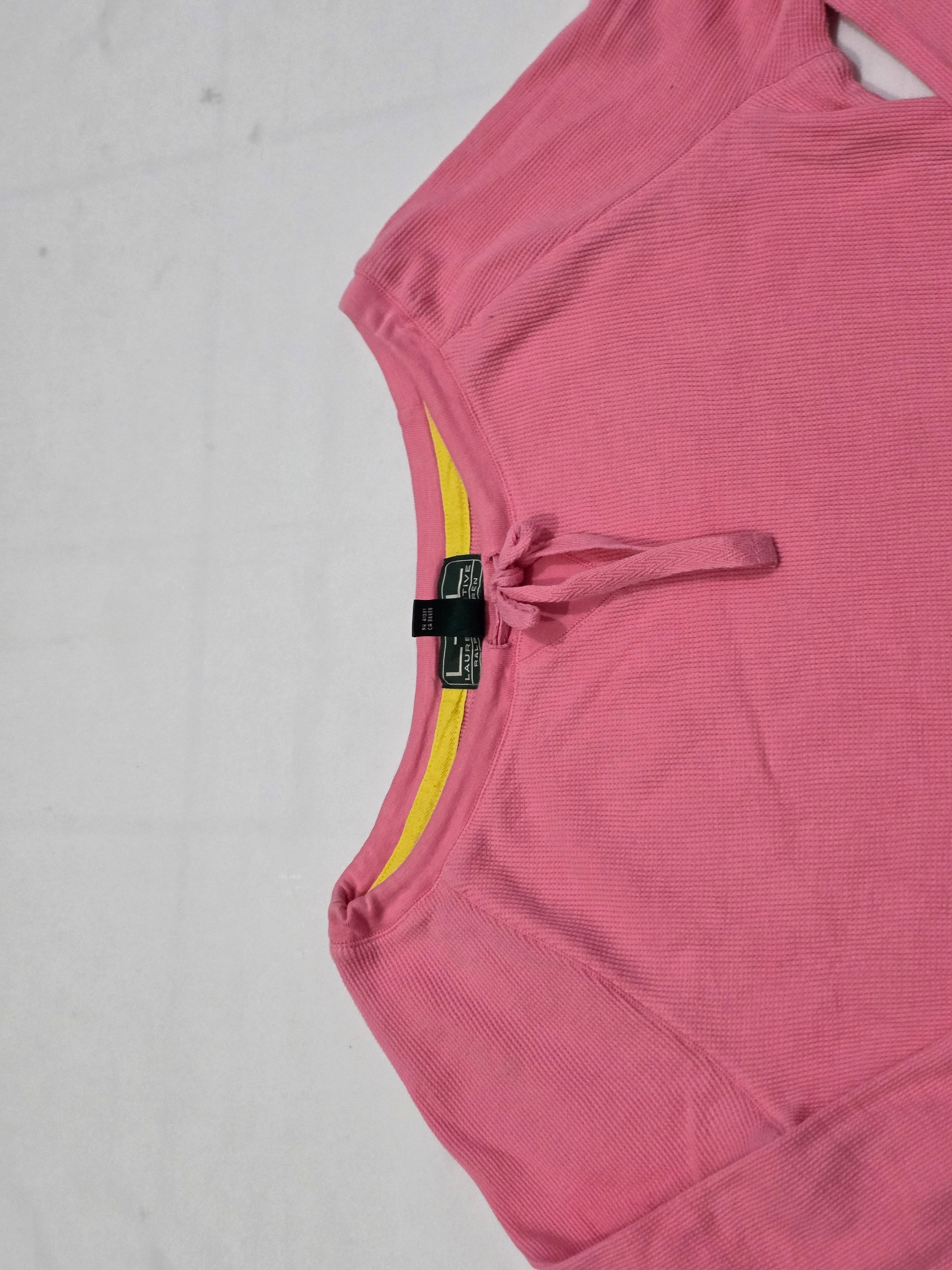 Playera Ralph Lauren Active Rosa De Mujer Talla Grande
