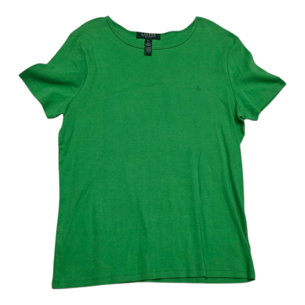 Playera Ralph Lauren Grande Petite Color Verde Manga Corta