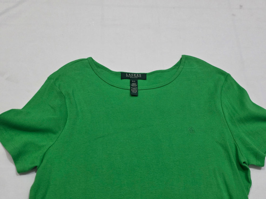 Playera Ralph Lauren Grande Petite Color Verde Manga Corta