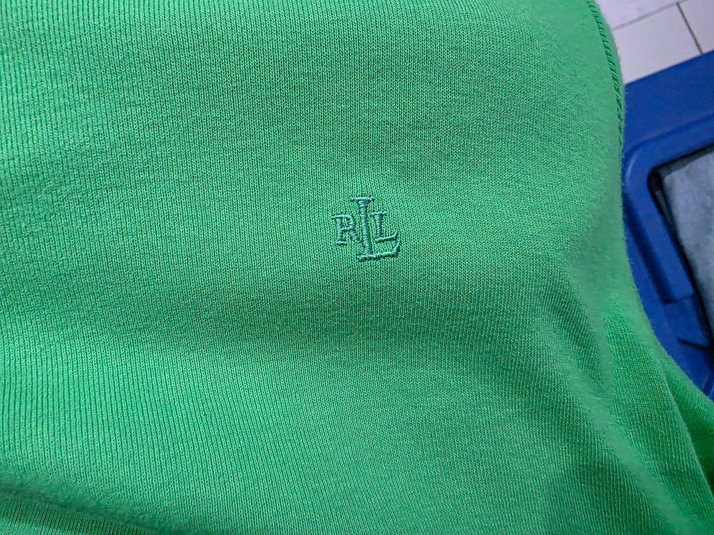 Playera Ralph Lauren Grande Petite Color Verde Manga Corta