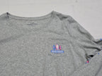 Playera Vineyard Vines Mujer Grande Color Gris Manga Larga