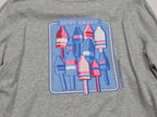 Playera Vineyard Vines Mujer Grande Color Gris Manga Larga