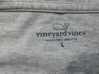 Playera Vineyard Vines Mujer Grande Color Gris Manga Larga
