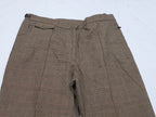 Pantalon De Vestir Ralph Lauren Talla 12 Cafe Cuadriculado