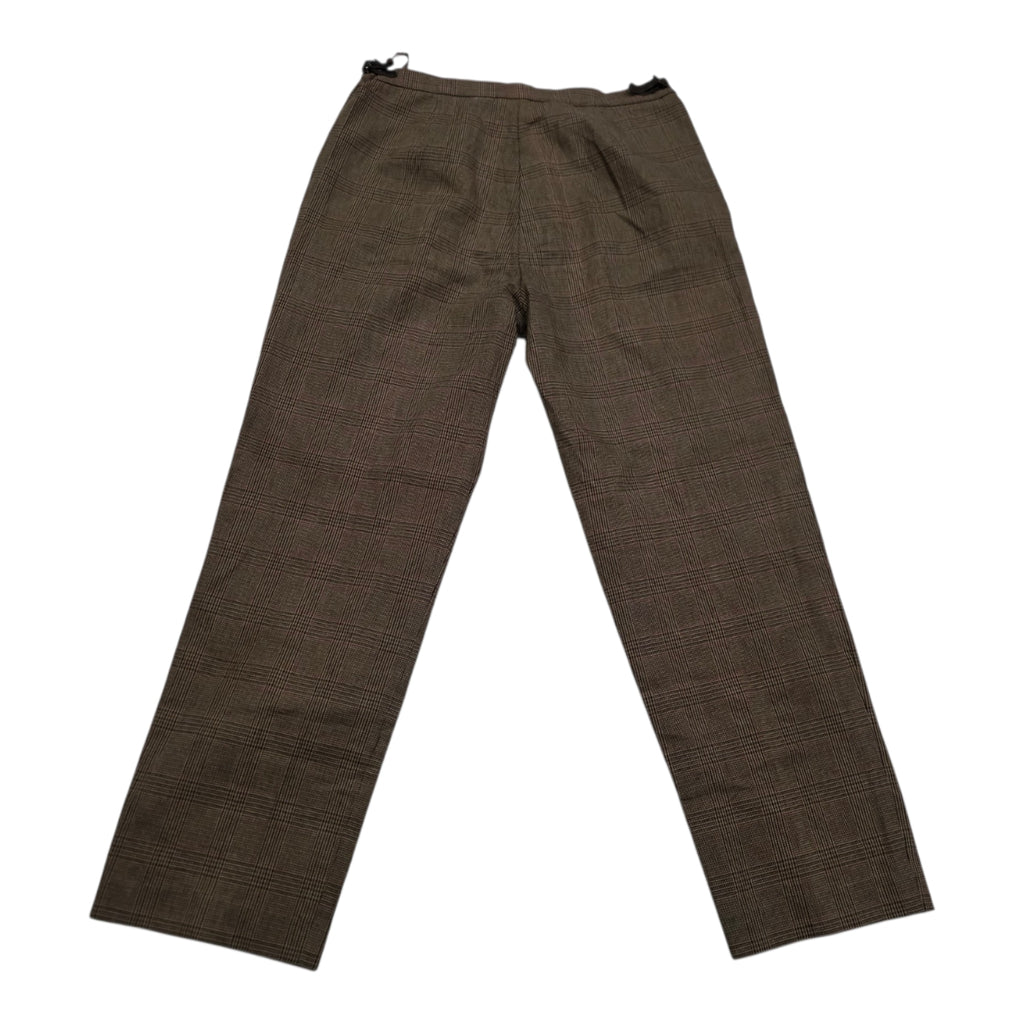 Pantalon De Vestir Ralph Lauren Talla 12 Cafe Cuadriculado