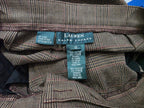 Pantalon De Vestir Ralph Lauren Talla 12 Cafe Cuadriculado