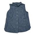 Camisa Tommy Hilfiger Sin Mangas De Mujer Talla Grande Azul