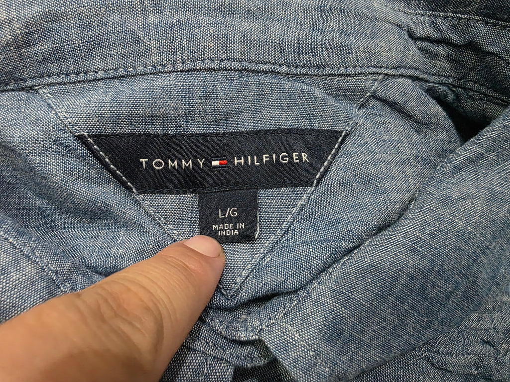 Camisa Tommy Hilfiger Sin Mangas De Mujer Talla Grande Azul