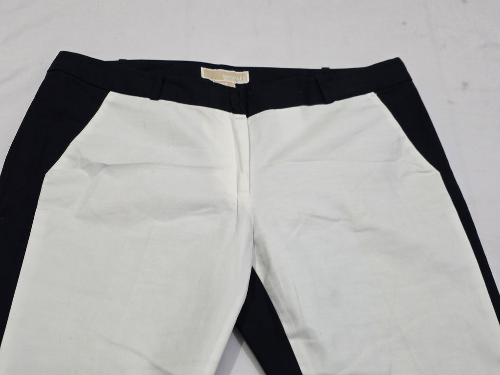 Pantalon Michael Kors De Mujer Talla 12 Petite Bicolor
