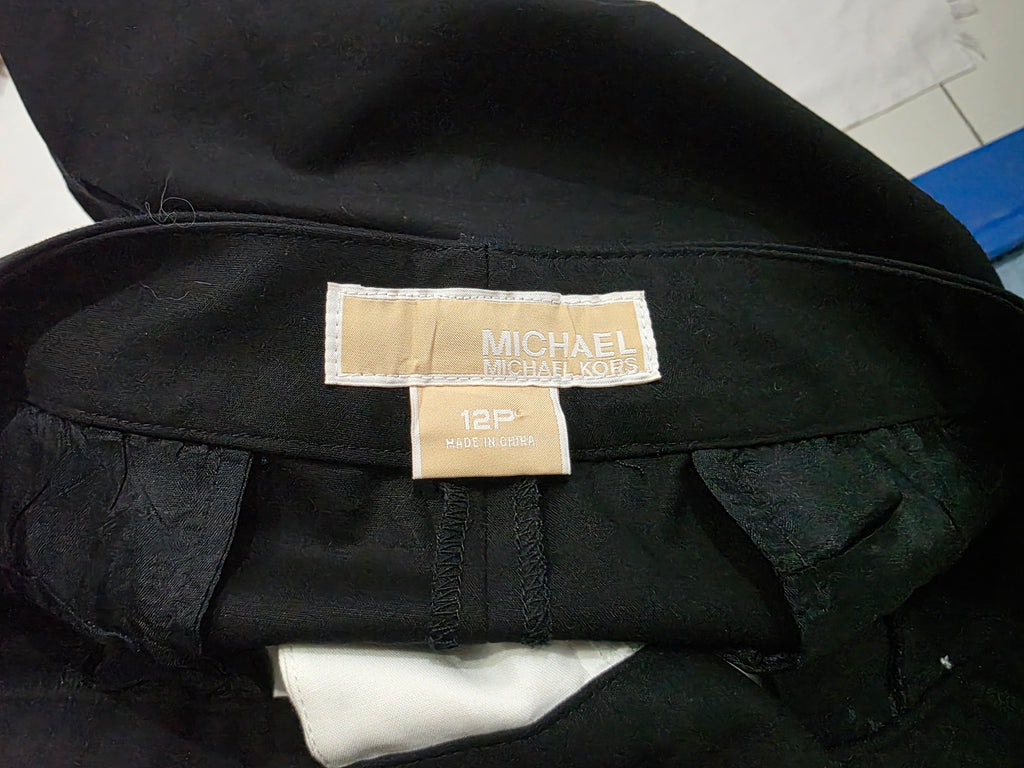 Pantalon Michael Kors De Mujer Talla 12 Petite Bicolor