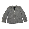 Blazer Ralph Lauren De Mujer Talla 12 Color Gris Jaspeado