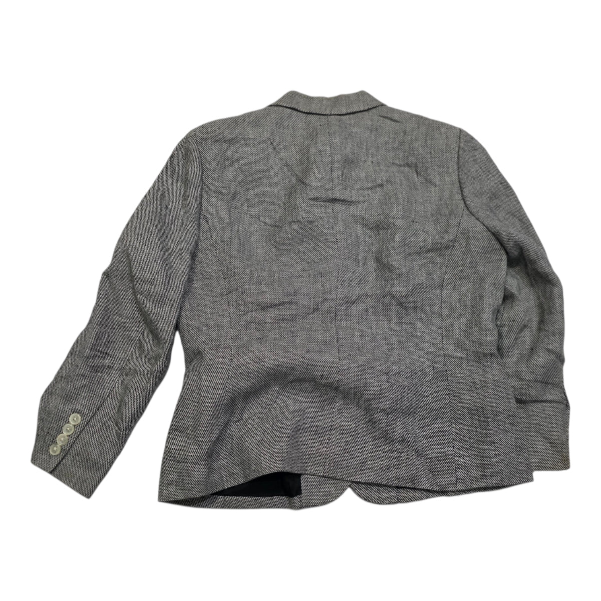 Blazer Ralph Lauren De Mujer Talla 12 Color Gris Jaspeado