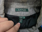Blazer Ralph Lauren De Mujer Talla 12 Color Gris Jaspeado