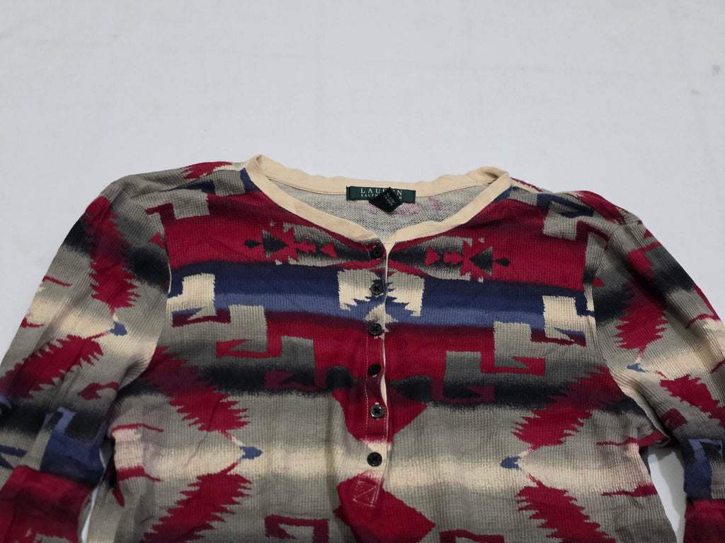 Playera Ralph Lauren Figuras Talla Grande Rojo/azul/cafe