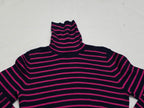 Sueter Ralph Lauren Mujer Extra Grande Rosa/negro Rayas